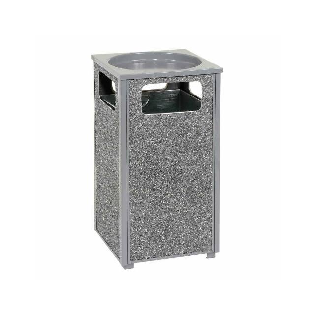 239577GY STONE PANEL TRASH SAND URN, 13-1