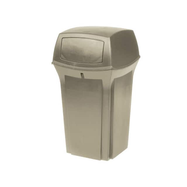FG843088BEIG RANGER 2 DOOR OUTDOOR TRASH CAN,