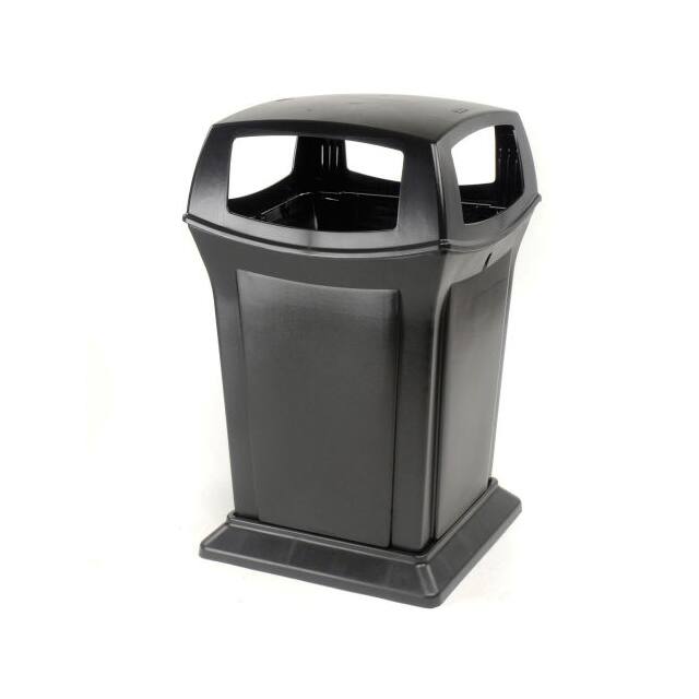 FG917388BLA RANGER 4 OPENINGS OUTDOOR TRASH