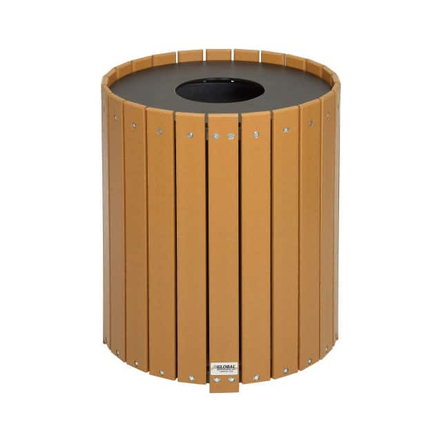 641323CD ROUND RECYCLED PLASTIC RECEPTACL