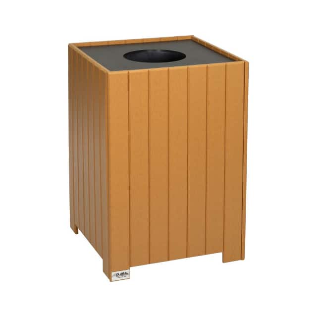 641322CD SQUARE RECYCLED PLASTIC RECEPTAC