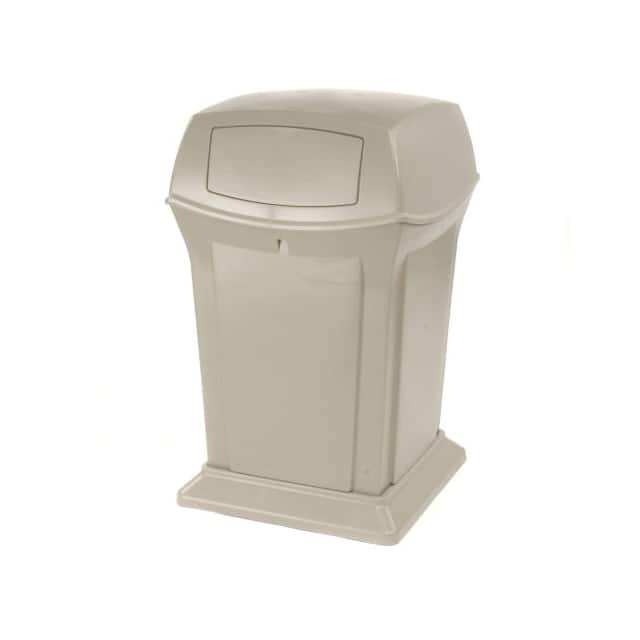 FG917188BEIG RANGER 2 DOOR OUTDOOR TRASH CAN,