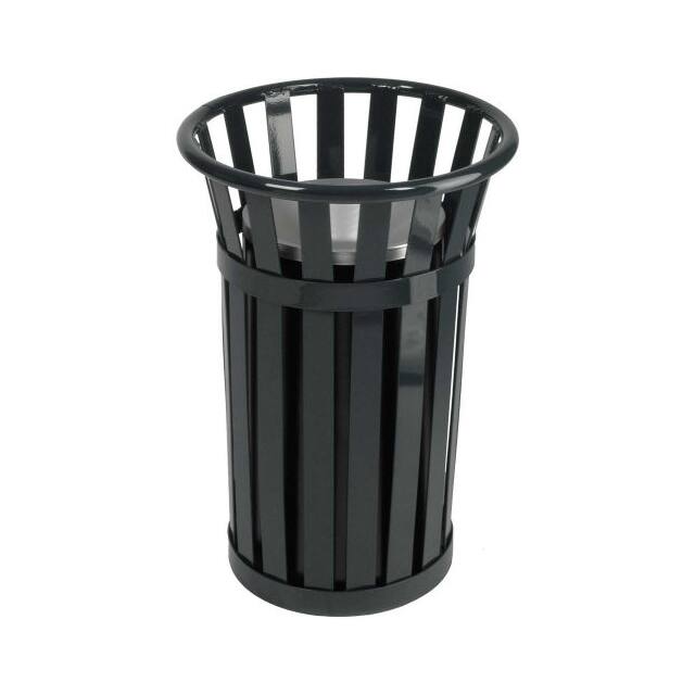 M2000-BK OAKLEY SLATTED STEEL ASH URN 17"