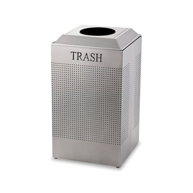B50487 SILHOUETTE WASTE RECEPTACLE, SQU