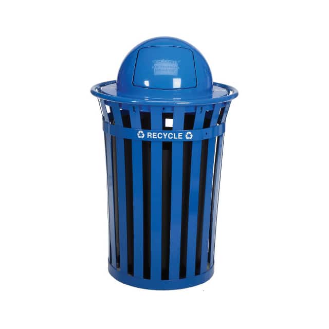 261946BL 36 GAL. OUTDOOR STEEL RECYCLING