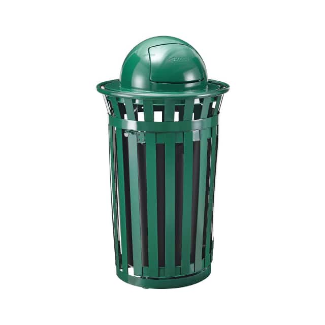 261945GN 36 GAL. OUTDOOR METAL SLATTED WA