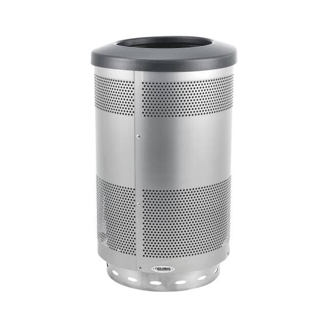 641314SS 55 GAL. PERFORATED STEEL RECEPTA