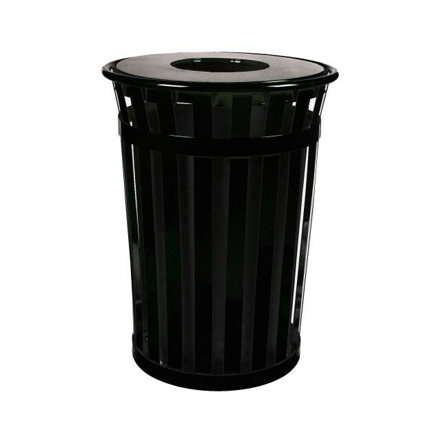 M3601-FT-BK OAKLEY 36 GAL. SLATTED STEEL REC