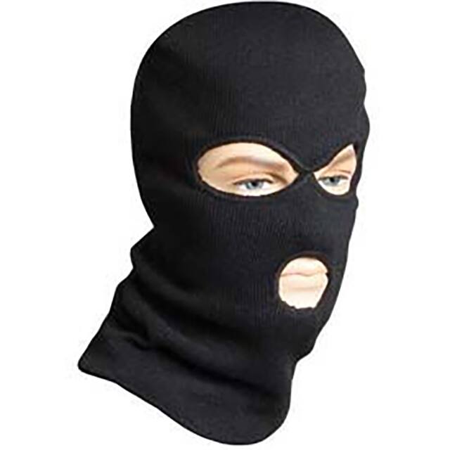 0051RBLKOSA 3-HOLE MASK, DOUBLE-LAYER ACRYLI