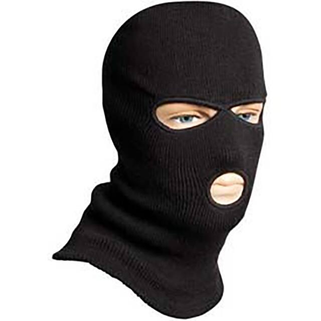 0058RBLKOSA SILVER MAGIC 3 HOLE MASK