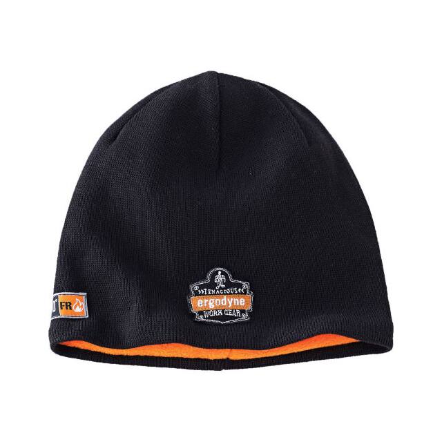 16820 N-FERNO 6820 FR KNIT CAP, BLACK