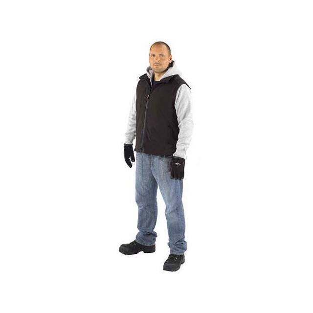 0492RBLKSML INSULATED SOFTSHELL VEST REGULAR