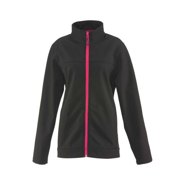 0498RBLKSML WOMEN'S SOFTSHELL JACKET, 20F CO
