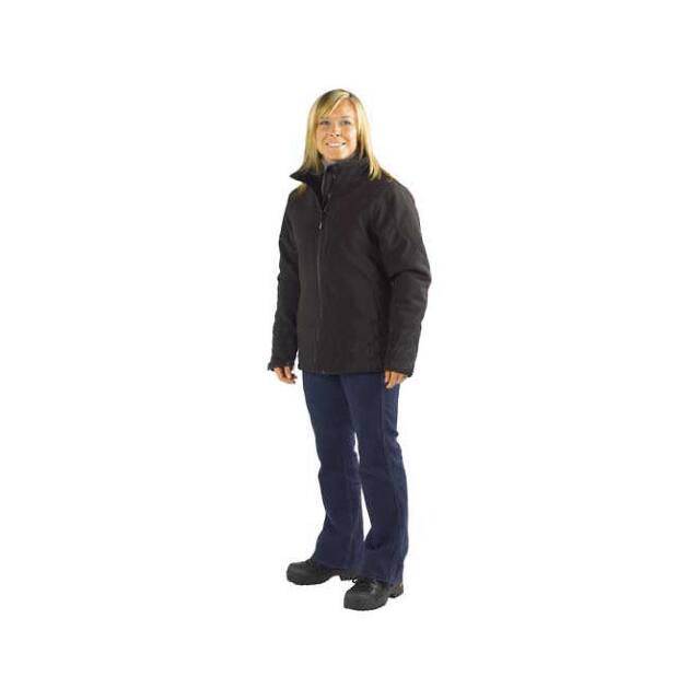 0493RBLKSML WOMAN'S INSULATED SOFTSHELL JACK