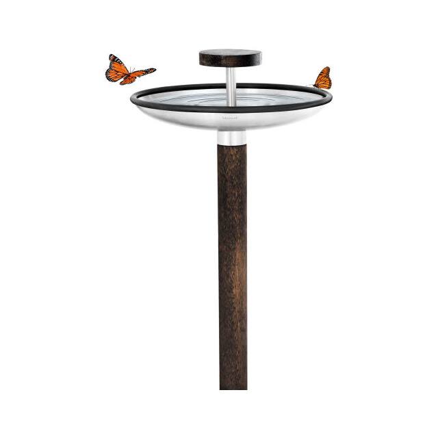 65033 BIRD FEEDER/BATH STAINLESS STEEL