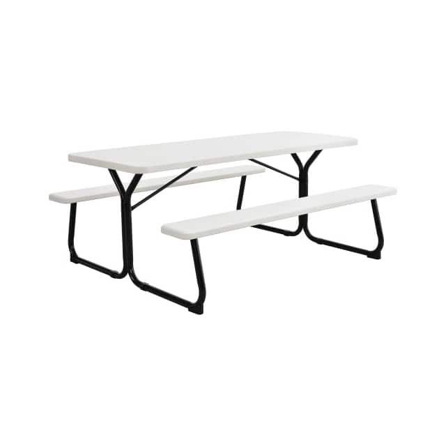 695484 6' PLASTIC PICNIC TABLE, BLOW MO