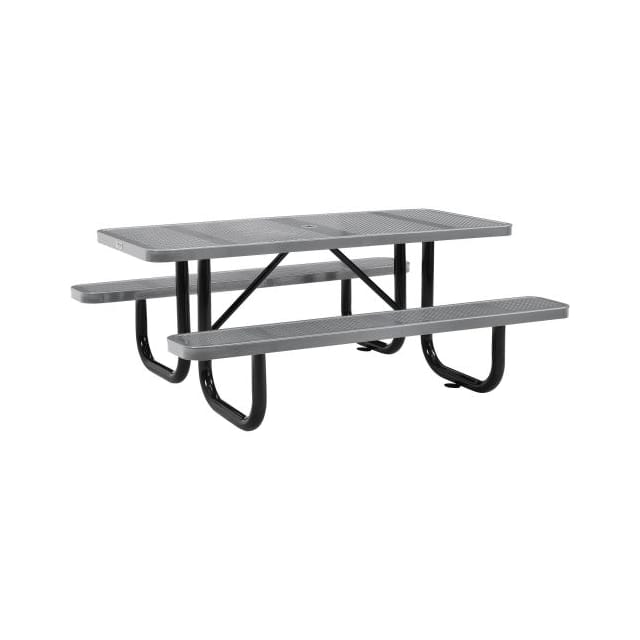 694553GY 72" RECTANGULAR PICNIC TABLE, SU