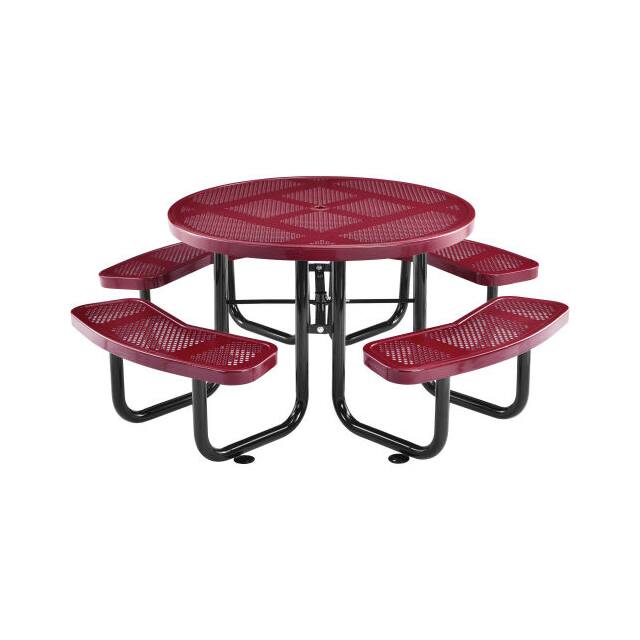 262078RD 46" ROUND PERFORATED METAL OUTDO