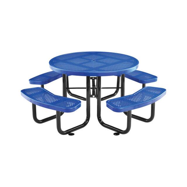 262078BL 46" ROUND PERFORATED METAL OUTDO
