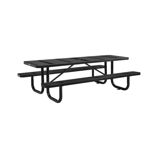 694555BK 96" RECTANGULAR PERFORATED METAL