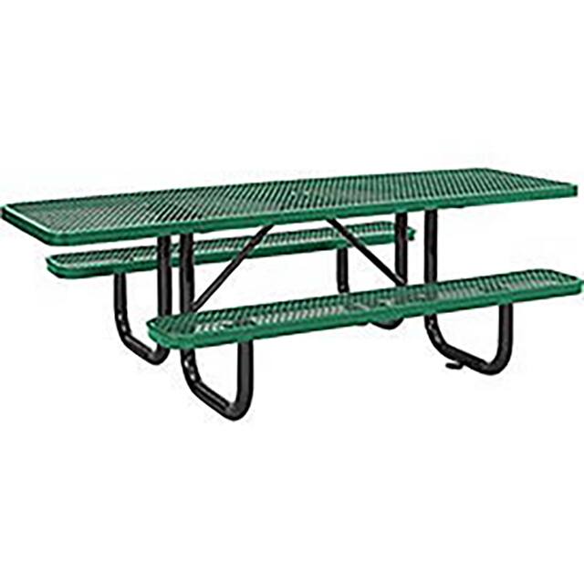 695289GN 8' ADA RECTANGULAR PICNIC TABLE,