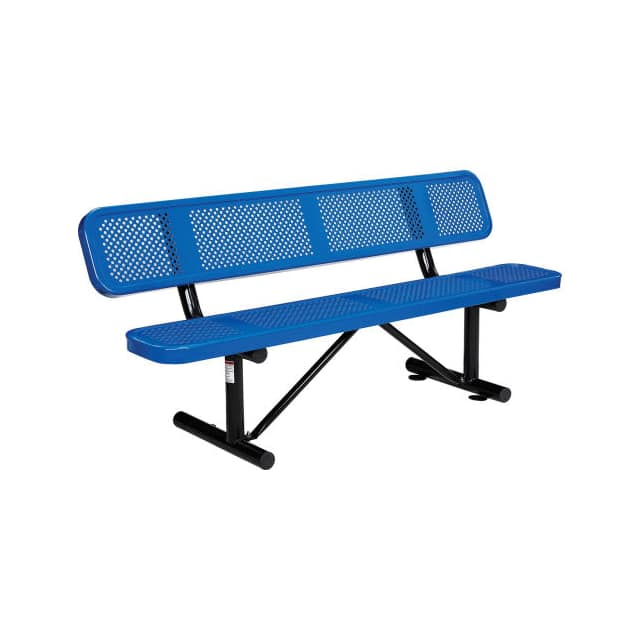 694557BL 72" PICNIC BENCH WITH BACKREST