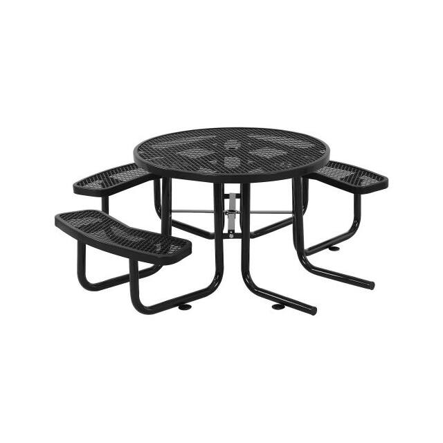 695290BK 46" ADA ROUND PICNIC TABLE, SURF