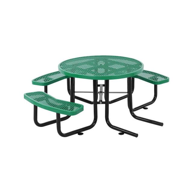 695290GN 46" ADA ROUND PICNIC TABLE, SURF