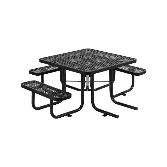 695291BK 46" ADA SQUARE PICNIC TABLE, SUR