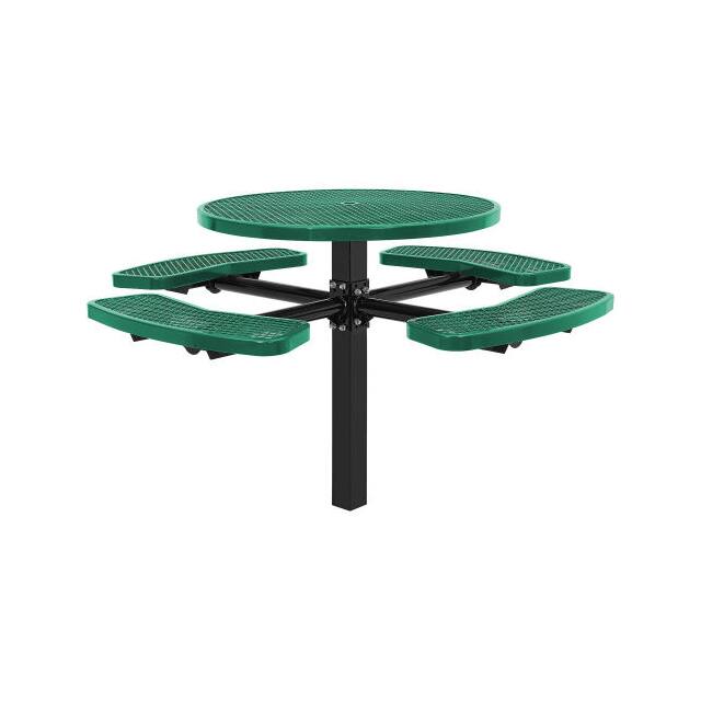 695292GN 46" ROUND PICNIC TABLE, IN-GROUN