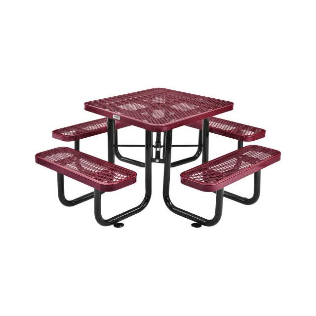 695501RD 36" SQUARE EXPANDED METAL OUTDOO