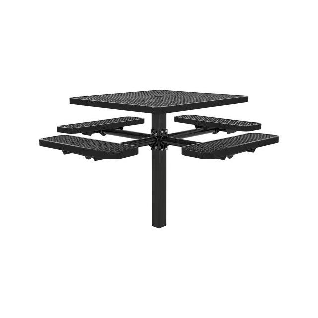 695293BK 46" SQUAREPICNIC TABLE, IN-GROUN