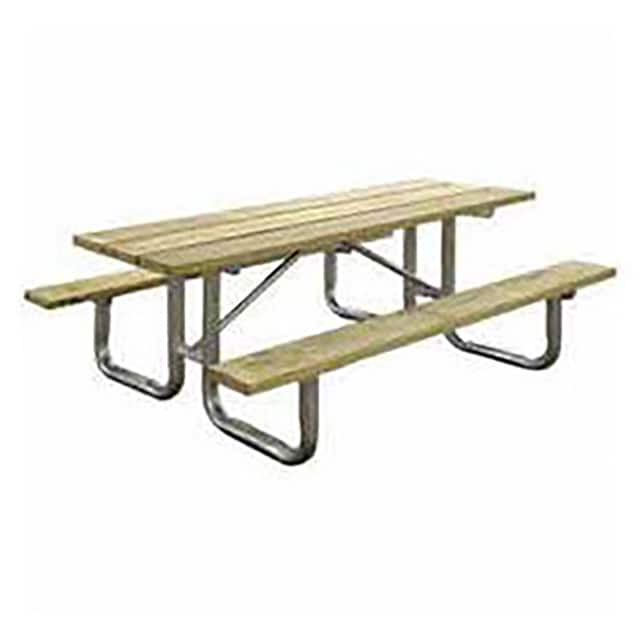 T8WTP 8' RECTANGULAR PICNIC TABLE, WOO