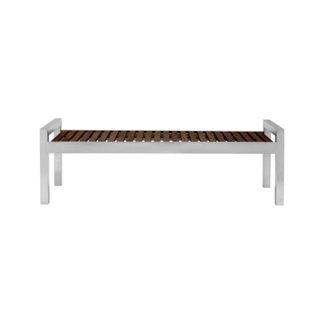 725453 SKYLINE 5' BENCH, STAINLESS FRAM