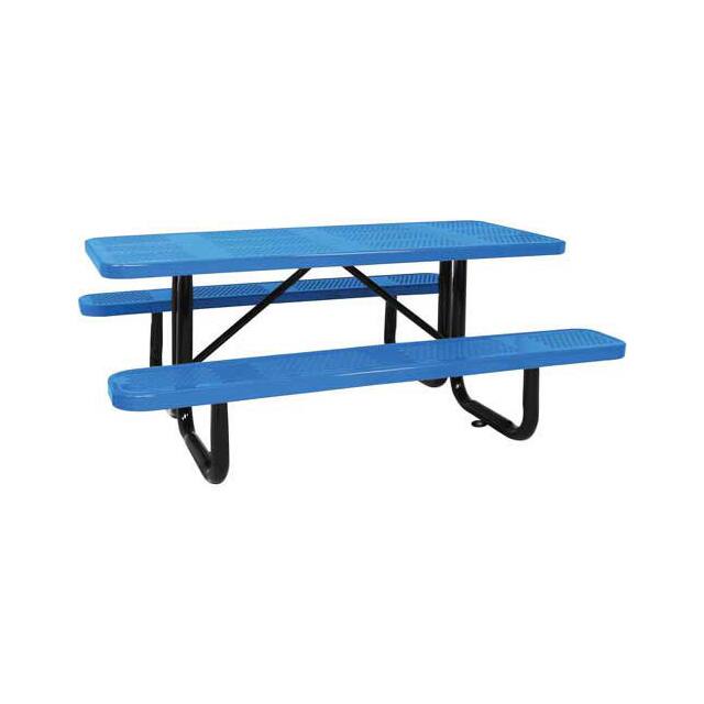 T8XPSM-PERF-ADA-BL 96" ADA PICNIC TABLE, SURFACE MO