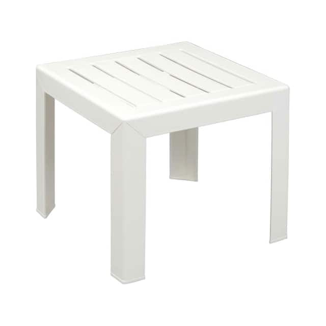 CT052004 OUTDOOR END TABLE W/WOOD SLAT PA