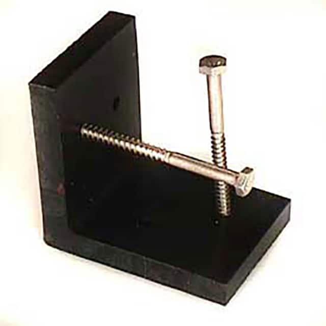 PB 1008 PLASTIC L BRACKET, BLACK