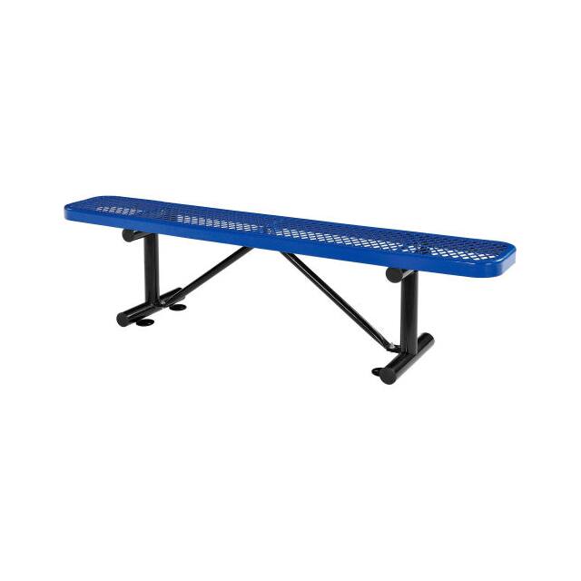 277156BL 6'L FLAT OUTDOOR BENCH, EXPANDED