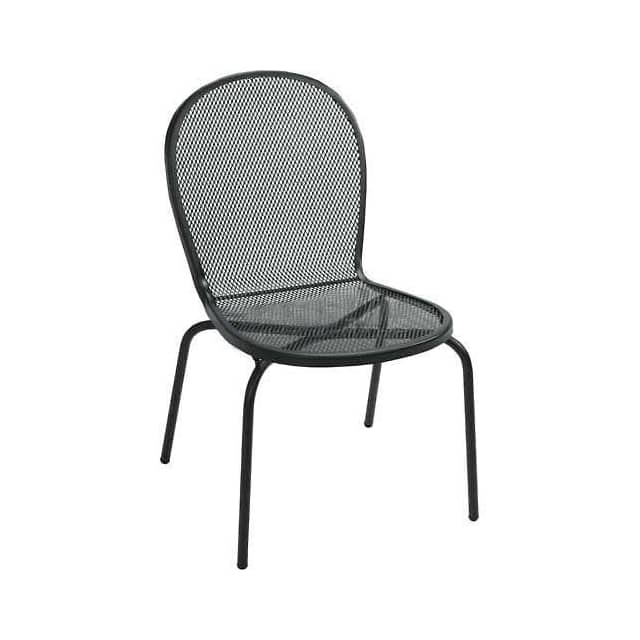 B476663 BISTRO OUTDOOR METAL CHAIR WITHO