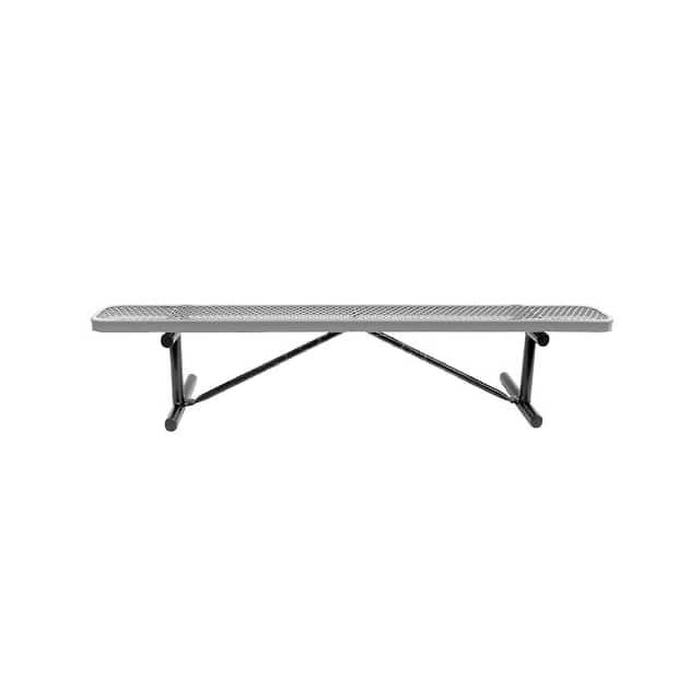 B8XPSMGY 96" BENCH, EXPANDED METAL, SURFA