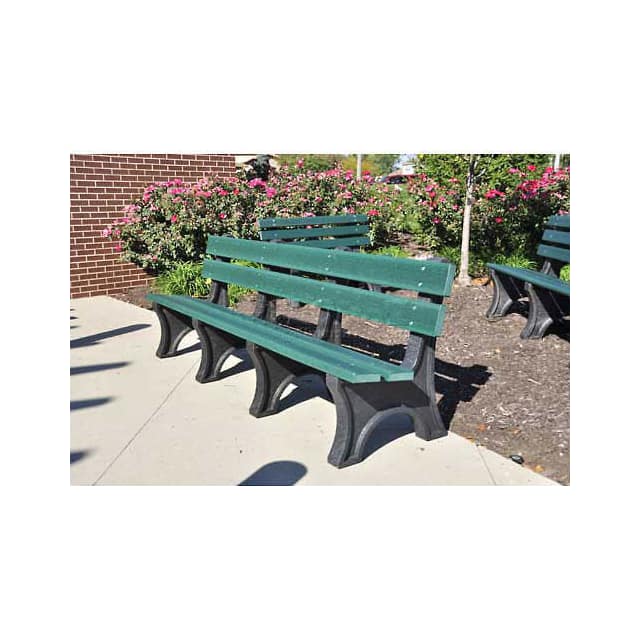 PB 4GRECOLE 4' COLONIAL BENCH, RECYCLED PLAS