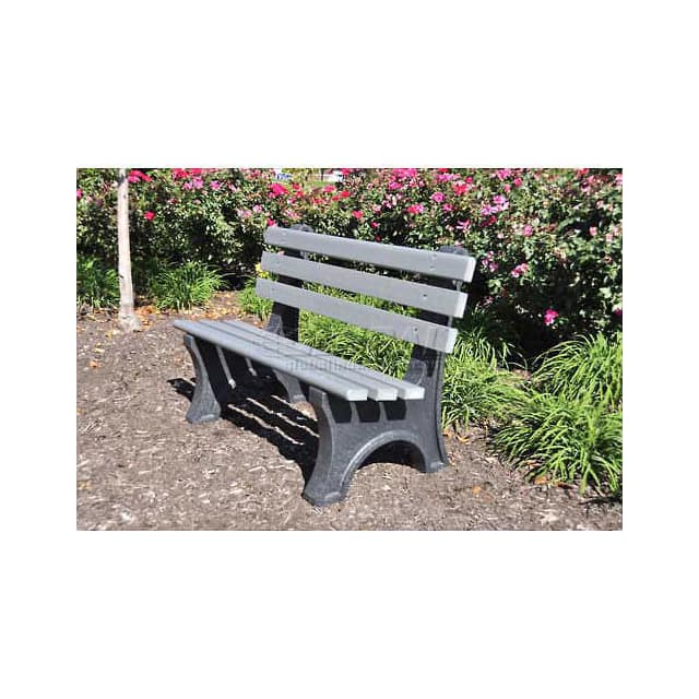B264290 4' CENTRAL PARK BENCH, RECYCLED