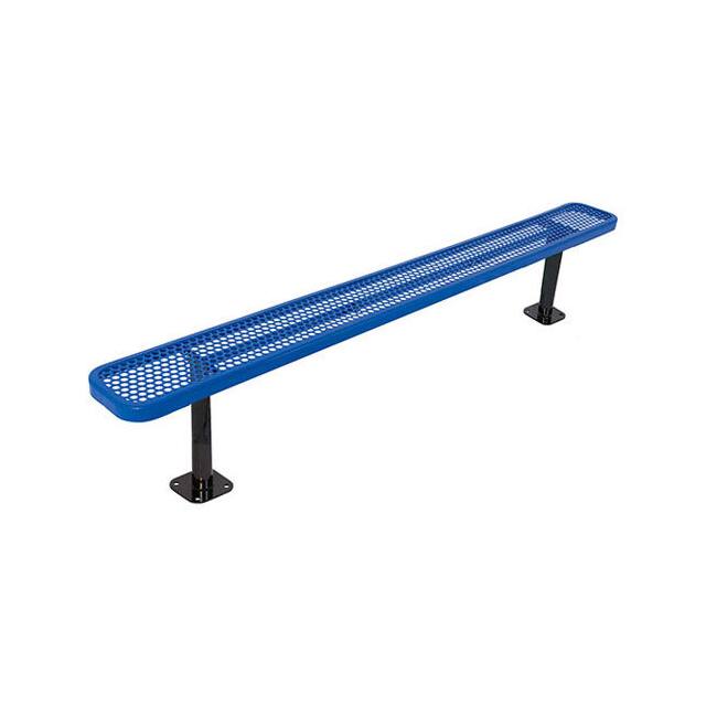 B1915819 6' BENCH, SURFACE MOUNT, BLUE