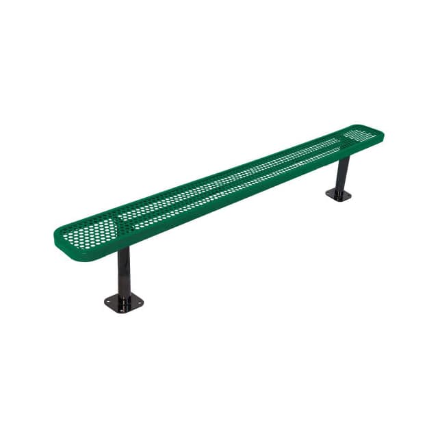 B1915780 8' BACKLESS BENCH, PERFORATED, S
