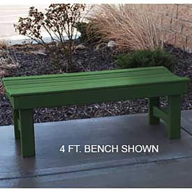 B264028 6' GARDEN BENCH, RECYCLED PLASTI