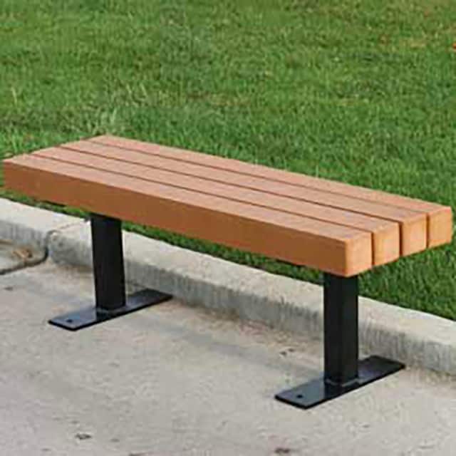 PB 4CEDTRA TRAILSIDE 4' FLAT BENCH, RECYCLE