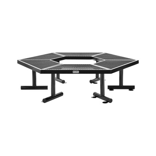 277530BK HEXAGON OUTDOOR TREE BENCH, EXPA