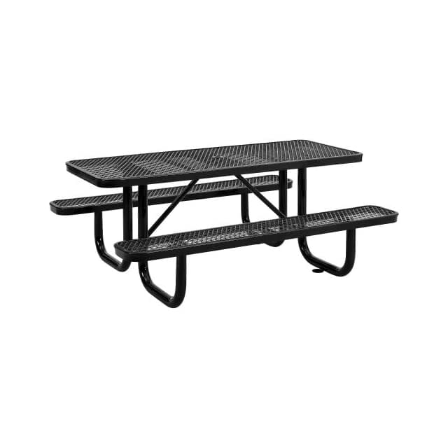 277152BK 72" EXPANDED METAL RECTANGULAR P
