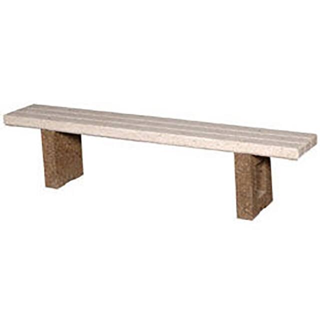B-72-GC 6' CONCRETE FLAT BENCH