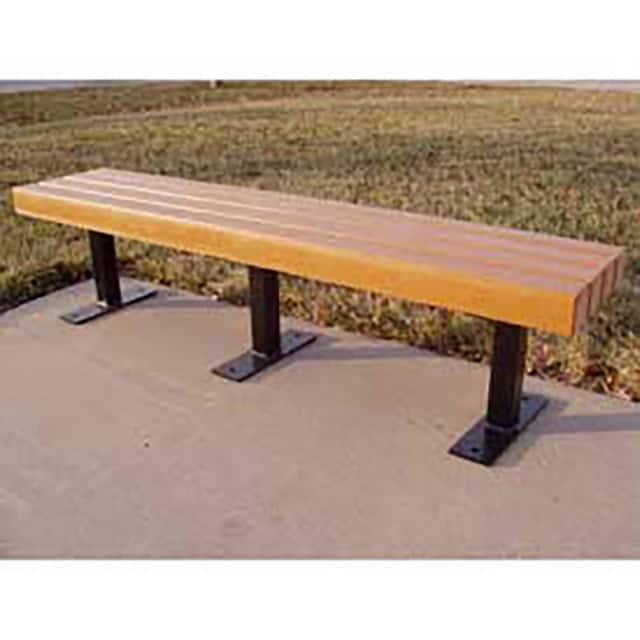 PB 6CEDTRA TRAILSIDE 6' FLAT BENCH, RECYCLE